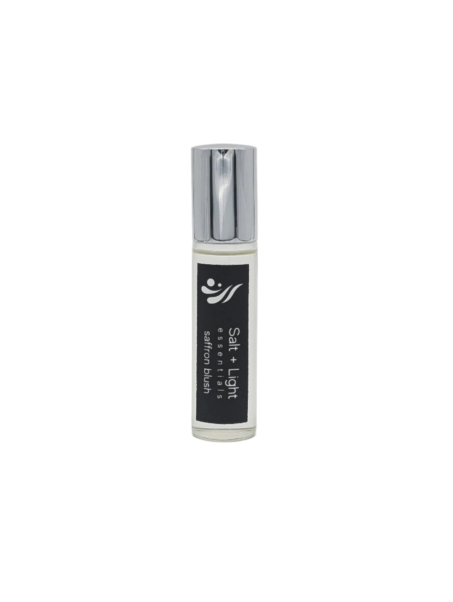 Saffron Blush perfume oil in a roller bottle 